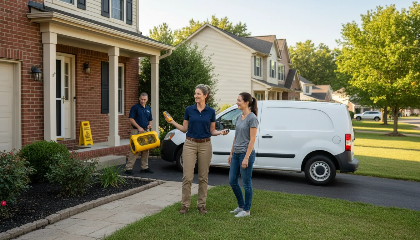 Water restoration image for Dehumidification And Cleanup Services in Euclid, MN